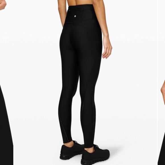 Lululemon Flurry Up Super High-Rise Tight 25" size 10 in Black - Picture 4 of 10